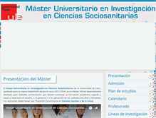 Tablet Screenshot of cienciassociosanitarias.com